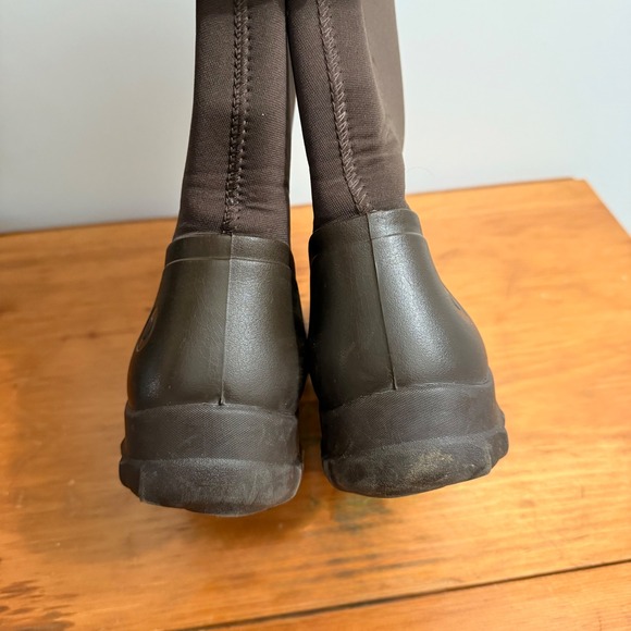 BOGS Waterproof Tall Boots Women's Dark Brown Size 8 Neoprene Rubber - Picture 5 of 8